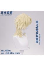1/3 Delusion Genshin Impact Varka Light Yellow Cosplay Wig